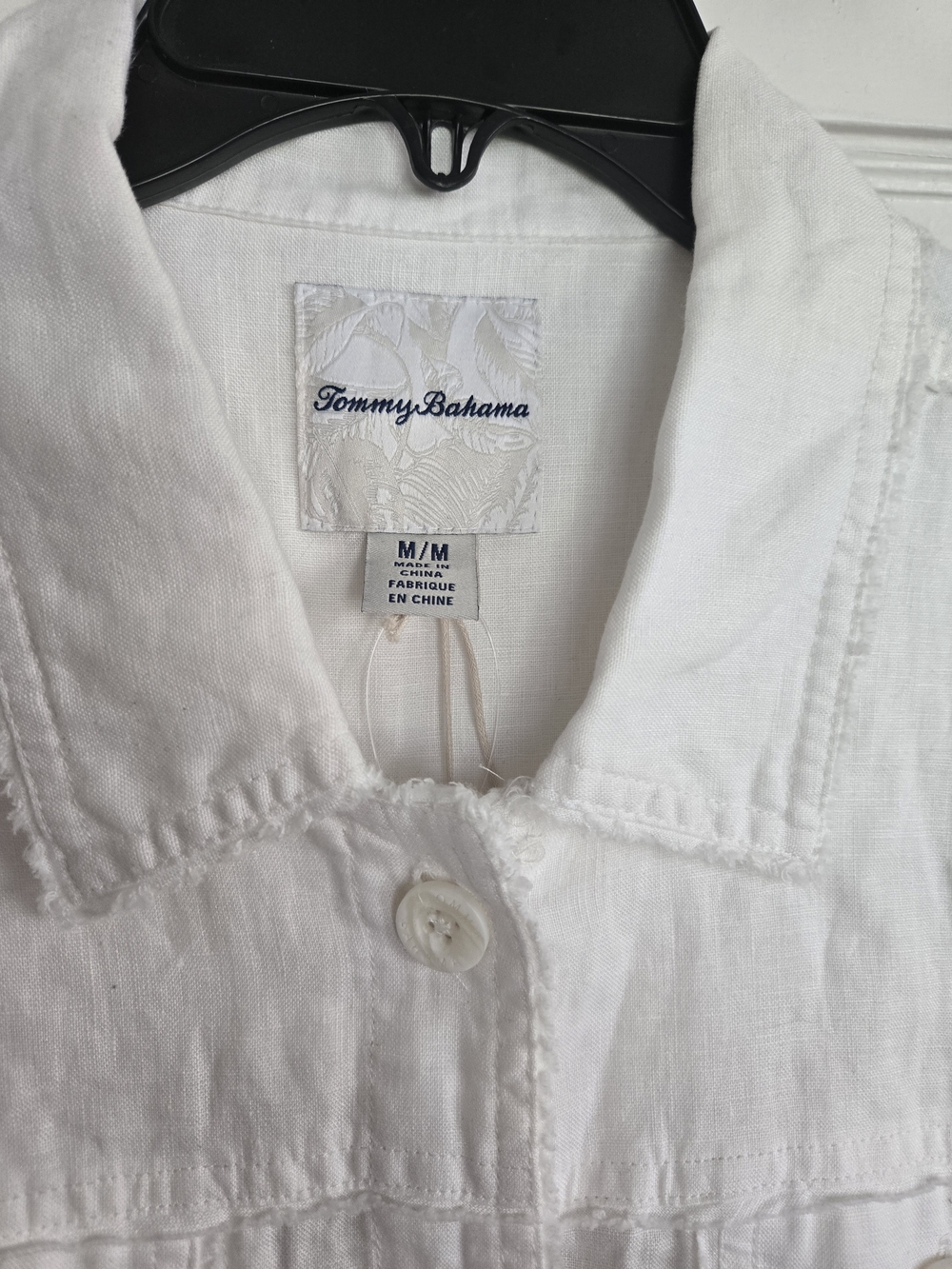 Tommy Bahama White 100% Linen Jacket - Picture 2 of 6